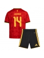 Otroške Nogometnih dresov Belgija Dodi Lukebakio #14 Domači SP 2026 Kratki rokavi (+ hlače)